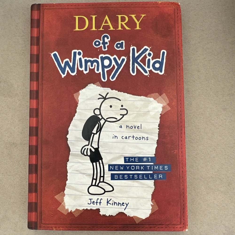 Diary of a Wimpy Kid # 1 by Jeff‎ Kinney (2007, Hardcover)